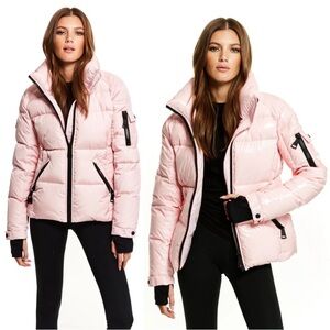Pink Matte Fiji SAM New York Freestyle Goose Down Puffer Jacket Coat Size XS